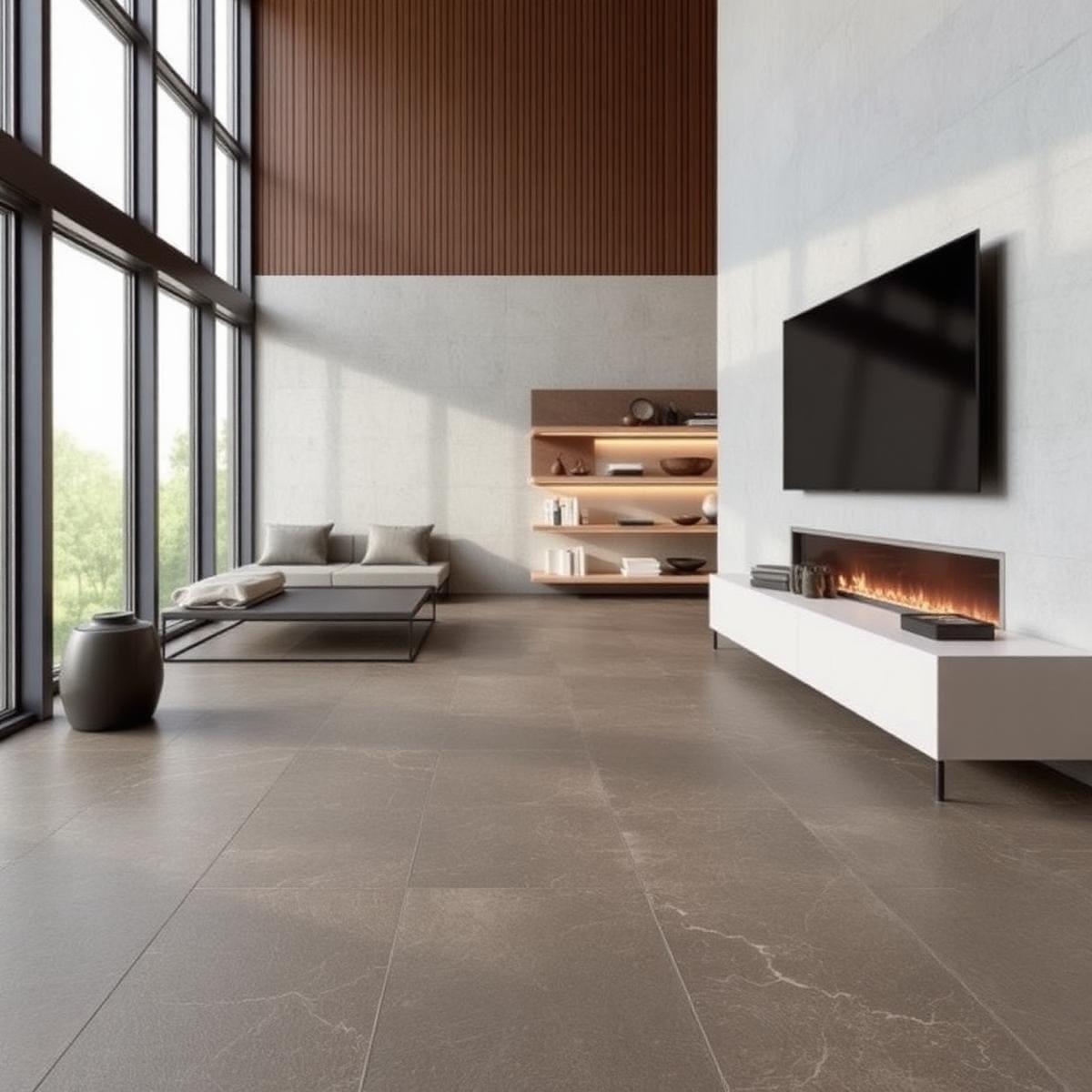 Len Chân Tường MDF Trắng
